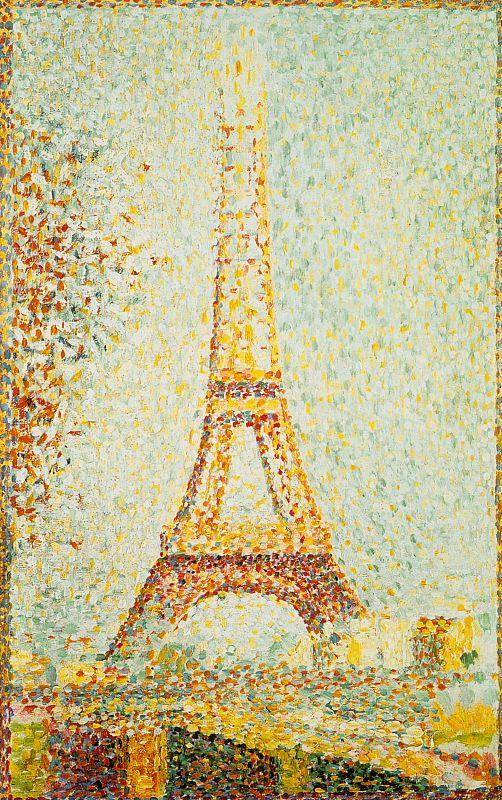 Georges Seurat The Eiffel Tower oil painting image
